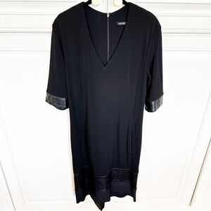 Joeffer Caoc Canadian Designer Women Black Cocktail Formal Dress Lagenlook Style